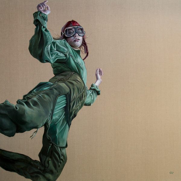Catch Me If I Fall, oil on linen, 180x180cm, SOLD